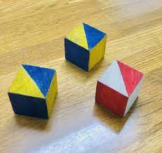 百均で自作 ニキーチン風カラフル積み木の色の塗り方と問題多数紹介 noikiiki 手作りおもちゃ 積み木 赤ちゃん おもちゃ 手作り