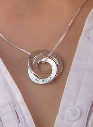 This Three Ring Delight Is A Fun And Trendy Way To Display The Names Of The Ones Closest To You Inscribe A Name On Each Mom Jewelry Jewelry Beautiful Jewelry