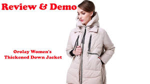 Review 2019 Orolay Womens Thickened Down Jacket