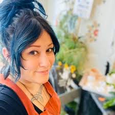 Stud Earrings ~5/16” Violet Purple Enamel Minimalist Silver Post Earrings,  Purple Earrings, Unisex Earrings, Small Earrings, Winter Earrings