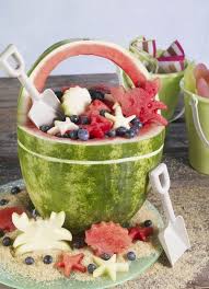 Sculpture Pasteque Pour Anniversaire Enfants Idees Fruits Fete Prenatale Souvenirs Pasteque Presentation Fruits