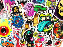 Check spelling or type a new query. Amazon Com 25 Random Pop Art Graffiti Cool Stickers Dope Decals For Skateboard Laptop Car Bumper Sticker Lot Set Bomb For Kids Teens Computers Accessories