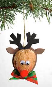 Diy Walnut Reindeer Ornament Perfect Project For The Kids Xmas Crafts Christmas Crafts Christmas Ornaments To Make