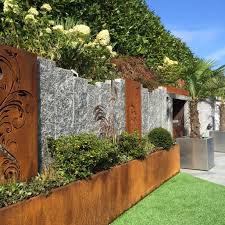 Cortenwande Cortensichtschutz Corten Cortensujet Cortenbleche Corten Trennwand Corten Trennwande Sichtschutzzaun Garten Sichtschutz Garten Garten Design