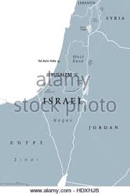 Mapas de israel y palestina. Mapa Politico De Israel Con Capital En Jerusalen Y Vecinos El Estado De Israel Pais En El Oriente Medio Con Los Territorios Palestinos Fotografia De Stock Alamy