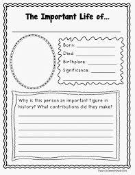 Looking Forward To Biographies Biography Book Report Template Social Studies Book Report Templates