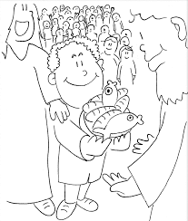Today, i suggest jesus feeds 5000 coloring page for you, this article is similar with abraham and sarah coloring pages. Coloring Pages Jesus Feeds The Five Thousand Coloring Home