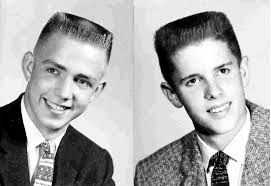 James Dean's iconic haircut in 1955