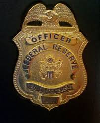 Us Government Federal Reserve Police Agency Badge Federal Emblemas Infusiones