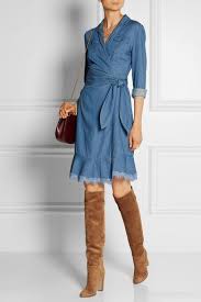the row clutch id799869, gianvito rossi sandals id791068, [isabel. Light Denim Aya Lace Trimmed Denim Wrap Dress Diane Von Furstenberg Wrap Dress Fashion Jeans Dress