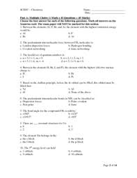 Review the policy for the resolution of final exam conflicts. Sch4u Grade 12 Chemistry Final Exam Review Exam Sample By Paris Lai