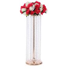 Ideal gift for weddings, parties, spa, reiki, meditation settings. 27 5 Luxurious Crystal Flower Stand Wedding Centerpieces On Floor Tall Metal Flower Arrangement Stand Tabletop Flower Vase For Wedding Party Dinner Event Hotel Home Decor Gold 27 5 Buy Online In Antigua And Barbuda At