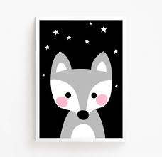 Sale 50 Off Printable Baby Fox Animals Print Cute Etsy In 2021 Printable Nursery Art Nursery Art Set Animal Kids Room