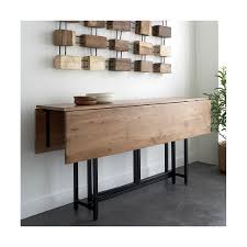 Origami Drop Leaf Rectangular Dining Table Reviews Crate And Barrel Space Saving Dining Table Small Dining Room Decor Dining Room Small