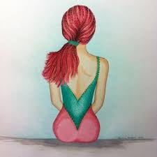 Deux femme assise dos à dos en robe. Epingle Sur Dessin