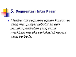 Segmentasi pasar adalah cara mengelompokkan pasar berdasarkan karakteristik yang sama. Segmentasi Pasar Penentuan Pasar Sasaran Dan Posisi Pasar