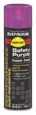 Rust Oleum High Performance Rust Preventative Spray Paint In Gloss Safety Purple For Metal Steel 15 Oz 4ch74 V2167838 Grainger