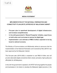 The initiative has since been renamed to the national connectivity plan (ncp), and tnb has announced a pilot project to that end. Syahredzan Johan On Twitter You Better Back Up Your Claim That Opcom Obtained Projek National Fiberisation Dan Connectivity Plan Thats Not In The Kkmm Announcement Show The Source Of Your Claim Https T Co 7isqhovgf7