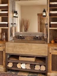 Gallery of rustic farmhouse bathroom sink. 62 Cozy And Relaxing Farmhouse Bathroom Designs Digsdigs