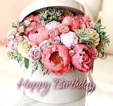 Happy Birthday Flowers And Balloons Pictures Pin By Evangeline Santiago On Happy Birthday Happy Birthday Flower Happy Birthday Bouquet Birthday Wishes Flowers