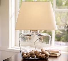 7 Fillable Glass Lamp Ideas Id Lights Glass Table Lamp Glass Lamp Base Table Lamp