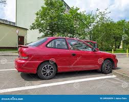 Image result for Bright Red 1980 Hyundai