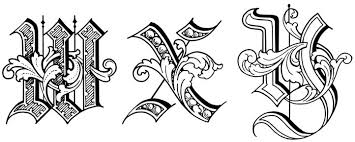 (where do you think tolkien got the idea from?) Pin On Fonts Alphas