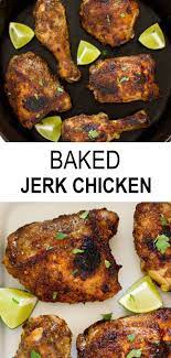Easy Baked Jerk Chicken Thighs Recipe Chef Savvy Recipe Easy Jerk Chicken Recipe Baked Jerk Chicken Easy Chicken Recipes