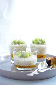 Perles Du Japon Au Lait De Coco Et Gelee De Fruits De La Passion Perle Du Japon Recettes De Cuisine Alimentation