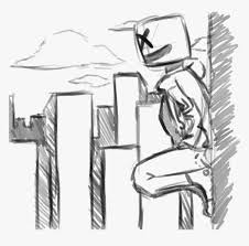 Find more awesome marshmello images on picsart. Transparent Marshmello Png Spidersona Sketch Png Download Transparent Png Image Pngitem