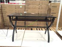 Acker rectangular glass top dining table. Bayside Furnishings Office Desk Costcochaser