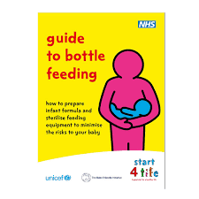 guide to bottle feeding leaflet baby friendly initiative