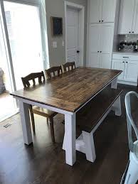 46 Great Farmhouse Tables Decoration Ideas In 2020 Rustic Kitchen Tables Farmhouse Table Plans Farmhouse Dining Room Table