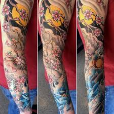 Who said that only bright coloured cherry blossom tattoos are stunning? Top 101 Cherry Blossom Tattoo Ideas 2021 Inspiration Guide