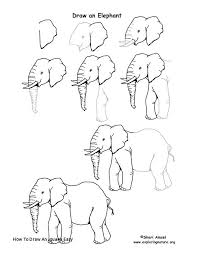 Draw An Elephant Johnsimpkins Com Elephant Drawing Elephant Art Animal Drawings