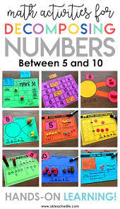 Decomposing Math Center Activities Math Center Activities Kindergarten Math Activities Second Grade Math