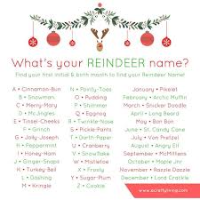 What S Your Reindeer Name I M Pudding Von Pretzel Mr12 Mr10 Mr5 I Had So Much Fun Creating This Yesterday Reindeer Names Christmas Names Christmas Fun