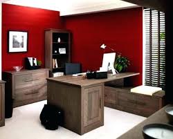 20 Gorgeous Red Office Designs Home Office Colors Office Wall Colors Home Office Design