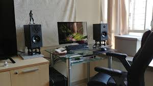 The head says kef ls50 wireless, but the heart, the little db1s: I Need A Wider Desk Battlestations