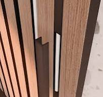 Lamellenafdekkingen voor akoestische panelen - Zwart / 27 mm breedte
