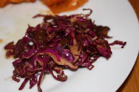 Lidia S Red Cabbage And Bacon Salad Cheapcooking Recipe Cabbage And Bacon Bacon Salad Red Cabbage Salad