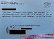 Stay Secure - Postcard Scam