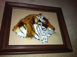 Nice Tiger Reverse Glass Painting Glass Painting Painting Glass