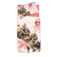 Copripiumino matrimoniale gatti, parure briosa ed allegra grazie alla sua simpaticissima stampa. Copripiumino Con Gatti Singolo Vallesusa Linea The Dog Friends