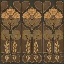 Penrith Mission Style Wallpaper Border Dado Creative Wallcovering Inc Art Nouveau Pattern Art Nouveau Design Art Nouveau