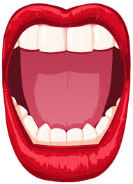 Open Mouth Png Clip Art Mouth Drawing Open Mouth Drawing Collage Art Projects