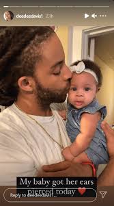 Dee Dee Davis AKA Baby Girl in 'Bernie Mac Show' Posts Pic of Blue-Eyed  Daughter in Blue Dress with Rarely-Seen Dad