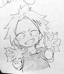 Turns out, you guys wanted kaminari drawings from me, haha! My Hero Academia Bnha Denki Kaminari Chargebolt Quirk Electrification Anime Sketch Hero Anime Character Drawing