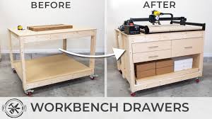 Workbenches with a cabinet are the perfect choice for both industrial and commercial applications because they are built to withstand everyday use in some of the toughest warehouse environments. Simple Way To Add Drawers To Any Workbench How To Youtube