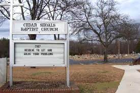 06/13/2015 at following the reception at new hope baptist church where: Cedar Shoals Baptist Church Cemetery In Hobbyville South Carolina Find A Grave Cemetery